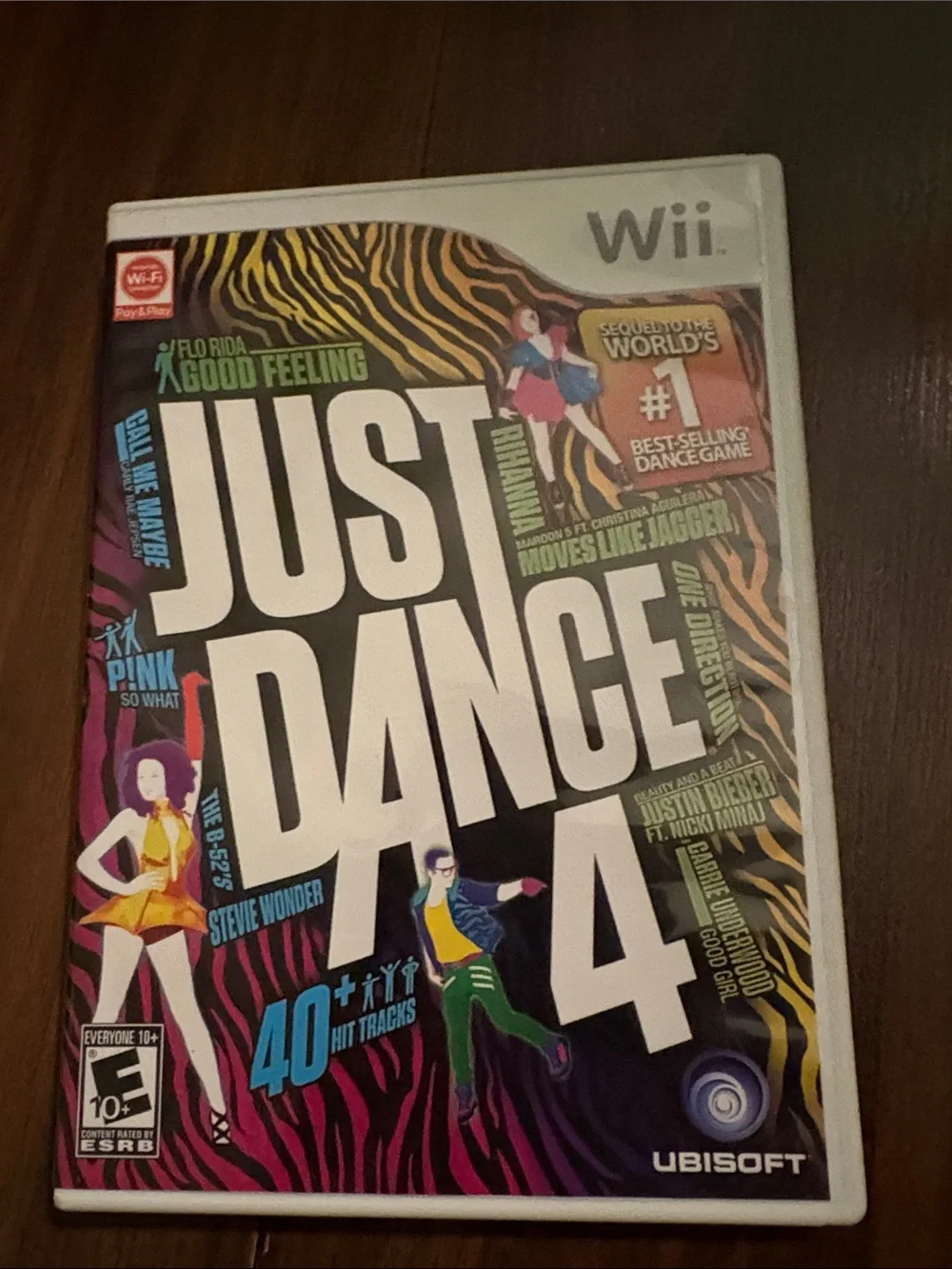 Just Dance 4 (Wii) by Ubisoft - Colorful Multi-Color Cover